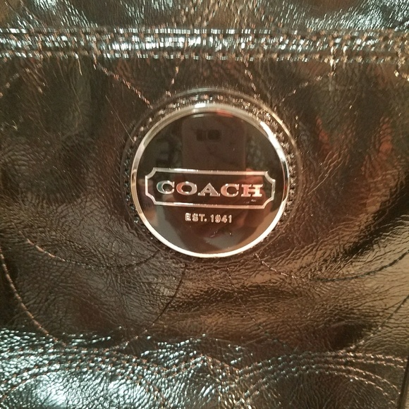 Authentic Coach Leather Diaper Messenger Bag - Picture 2 of 8